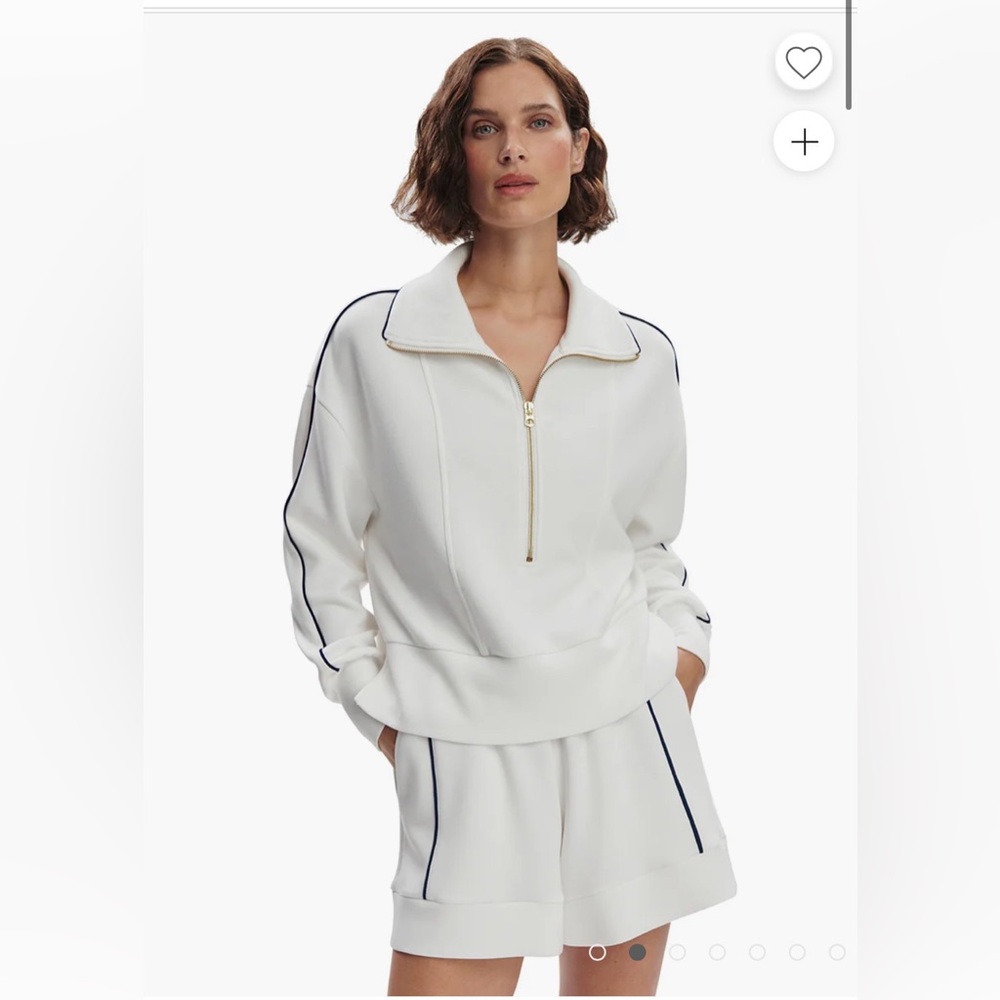 Varley Davenport half zip sweater size Small